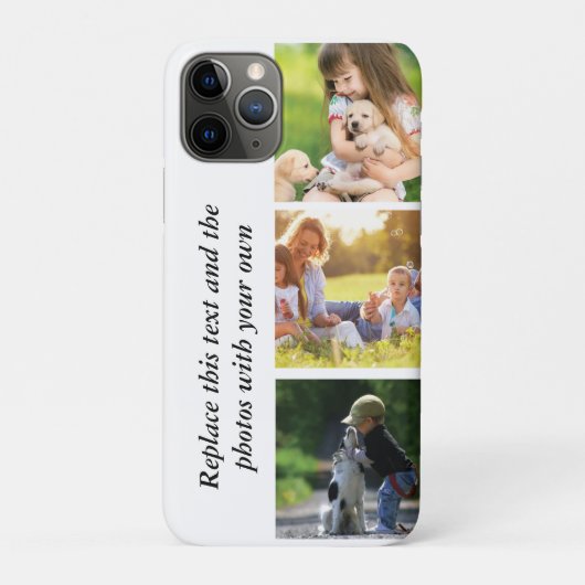 Coques Case-Mate iPhone Ajouter votre propre texte et photos (Dos)