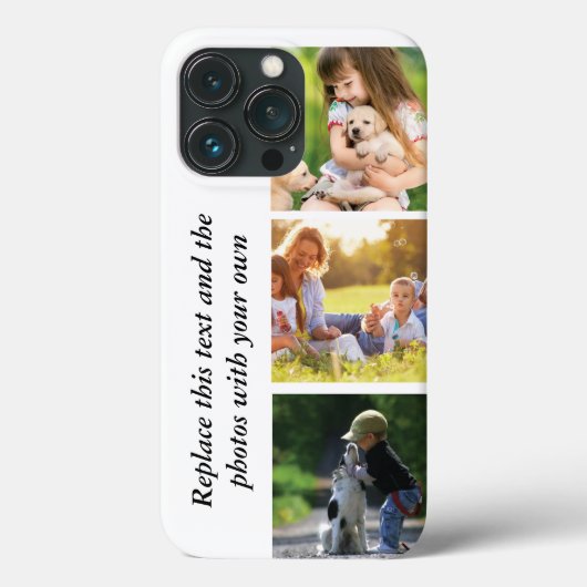 Coques Case-Mate iPhone Ajouter votre propre texte et photos (Verso)