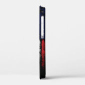 Coques Case-Mate iPhone Ajouter votre propre texte sur grunge American fla (Verso / Gauche)