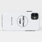 Coques Case-Mate iPhone ajouter votre texte simple minimum personnalisé aj (Dos (Horizontal))