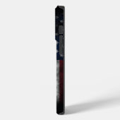 Coques Case-Mate iPhone Ajouter votre texte sur le drapeau américain (Verso / Gauche)