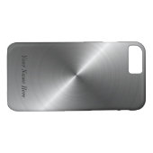 Coques Case-Mate iPhone Ajoutez votre cas en acier nommé de l'iPhone 7 de (Dos (Horizontal))