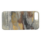 Coques Case-Mate iPhone Ajoutez votre copie grise de | d'abrégé sur nommé (Dos (Horizontal))