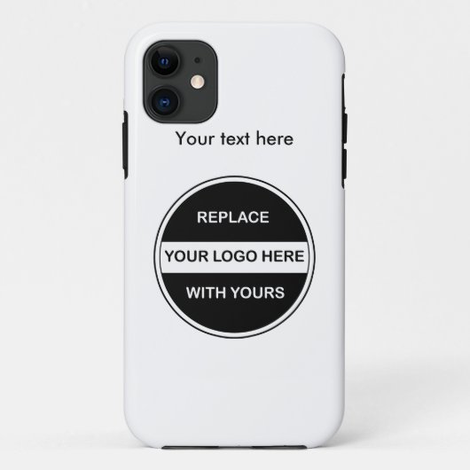 Coques Case-Mate iPhone Ajoutez votre logo d'affaires (Dos)