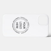 Coques Case-Mate iPhone Ajoutez Votre Logo Et Votre Entreprise (Verso (horizontal))