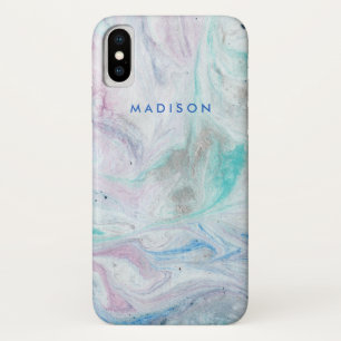 Coque Case-Mate Pour iPhone Ajoutez votre marbre nommé I de  
