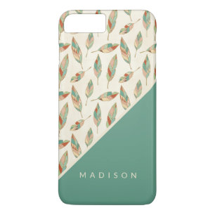 Case-Mate iPhone Case Ajoutez votre motif   géométrique nommé de plume