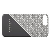 Coques Case-Mate iPhone Ajoutez votre motif sauvage | africain nommé (Dos (Horizontal))