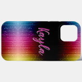 Coques Case-Mate iPhone Ajoutez votre nom (Verso (horizontal))