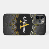 Coques Case-Mate iPhone Ajoutez votre nom et vos initiales (Dos (Horizontal))