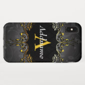 Coques Case-Mate iPhone Ajoutez votre nom et vos initiales (Dos (Horizontal))