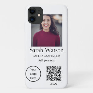 Case-Mate iPhone Case Ajoutez votre nom image titre détails de l'entrepr