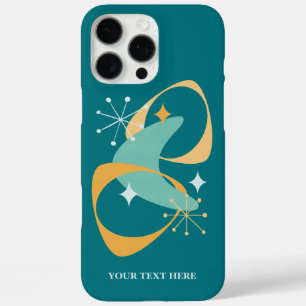 Coques iPhone 16 Pro Max Ajoutez Votre Nom ou Texte Abstrait du Milieu du S