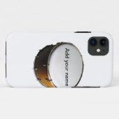 Coques Case-Mate iPhone Ajoutez votre nom texte brown black roulements de (Dos (Horizontal))