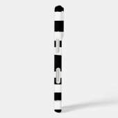 Coques Case-Mate iPhone Ajoutez votre nom Tiroirs à main noir et blanc (Verso / Droite)