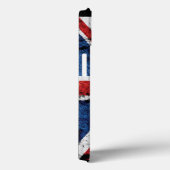 Coques Case-Mate iPhone Ajoutez votre texte sur Coussin de sol drapeau ang (Verso / Droite)