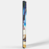 Coques Case-Mate iPhone Akita sur la plage, cadeau d'été pour les amoureux (Verso / Droite)