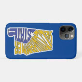 Coques Case-Mate iPhone Alabama surnom Word Art (Dos (Horizontal))