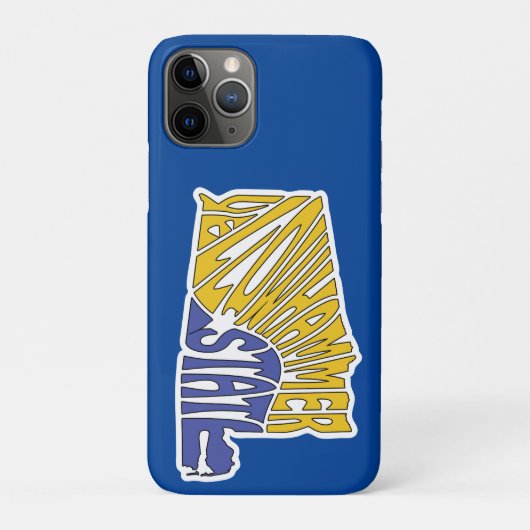 Coques Case-Mate iPhone Alabama surnom Word Art (Dos)
