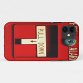 Coques Case-Mate iPhone Alarme d'incendie (Dos (Horizontal))