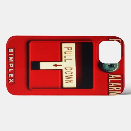 Coques Case-Mate iPhone Alarme d'incendie (Verso (horizontal))