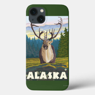 Coques Pour iPhone AlaskaCaribou dans le Vintage voyage sauvage