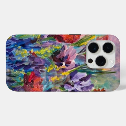 Coques Case-Mate iPhone Alaskan Flowers iphone 15 pro case  (Verso (horizontal))
