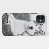 Coques Case-Mate iPhone alaskan-malamute bw.png (Dos (Horizontal))