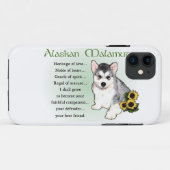 Coques Case-Mate iPhone Alaskan Malamute Dog Art (Dos (Horizontal))