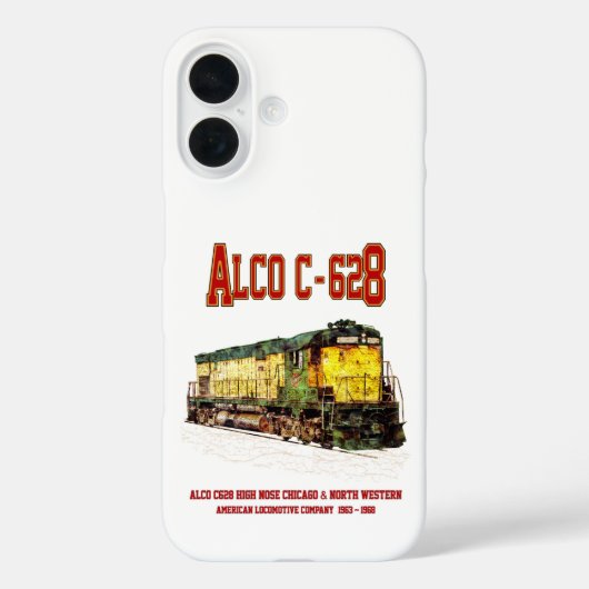 Coques Case-Mate iPhone Alco C-628 aka Alco Century 628 Diesel Locomotive (Verso)