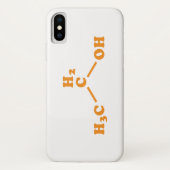 Coques Case-Mate iPhone Alcool Éthanol Formule chimique moléculaire (Dos)