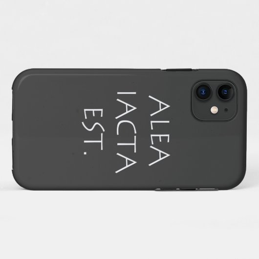 Coques Case-Mate iPhone Alea Iacta Est (Dos (Horizontal))
