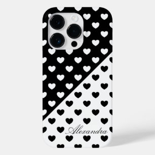 Coque Pour iPhone 14 Pro Alexandra - Votre nom personnalisé, boîte de tex