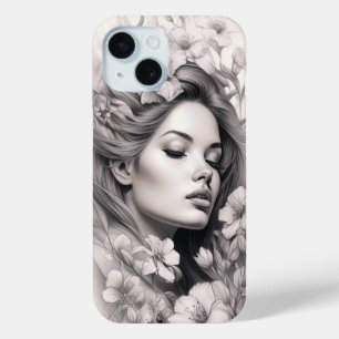 Coque Pour iPhone 15 Alexandria Cherry Blossom Coque-Mate Téléphone