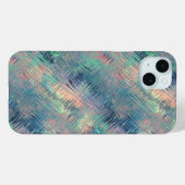 Coques Case-Mate iPhone Alexandrite Blue Glassy Texture (Verso (horizontal))