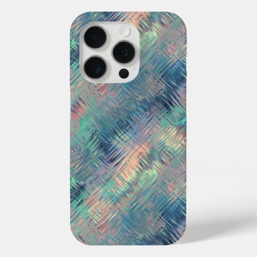 Coques Case-Mate iPhone Alexandrite Blue Glassy Texture (Verso)
