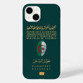 Coques Case-Mate iPhone Algérie Voyage Passeport Imprimer Souvenir (Verso)