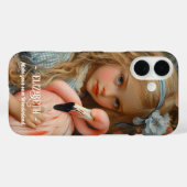 Coques Case-Mate iPhone Alice au pays des merveilles avec le Flamant rose  (Verso (horizontal))