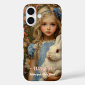 Coques Case-Mate iPhone Alice au pays des merveilles avec un lapin blanc (Verso)