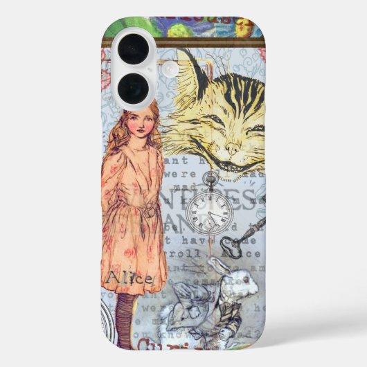 Coques Case-Mate iPhone Alice au pays des merveilles Classique Cheshire Ra (Verso)