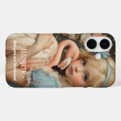 Coques Case-Mate iPhone Alice au pays des merveilles embrasse un Flamant r (Verso (horizontal))