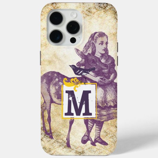 Coques Case-Mate iPhone Alice au pays des merveilles Entendre un cerf (Verso)