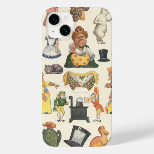 Coque Pour iPhone 14 Plus Alice au pays des merveilles, poupée Vintage en pa
