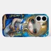 Coques Case-Mate iPhone Alice dans un Van Gogh Nocturne (Verso (horizontal))