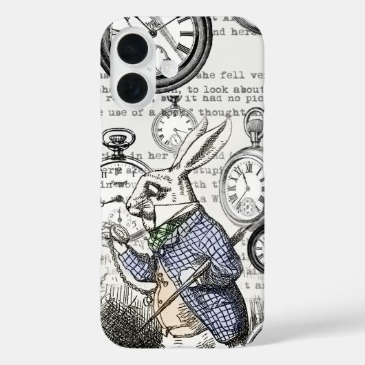 Coques Case-Mate iPhone Alice de lapin blanc au pays des merveilles (Verso)