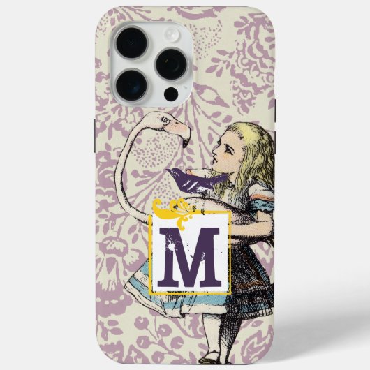 Coques Case-Mate iPhone Alice In Wonderland FLAMANT ROSE mignon (Verso)