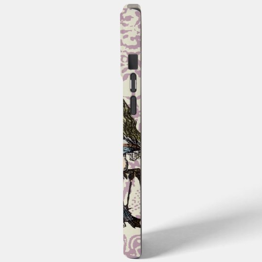 Coques Case-Mate iPhone Alice In Wonderland FLAMANT ROSE mignon (Verso / Gauche)