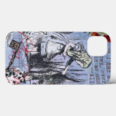 Coques Case-Mate iPhone Alice rideau absurdité merveilleux classique (Verso (horizontal))