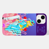 Coques Case-Mate iPhone Alice sur Birthday Cake merveilleuse art (Verso (horizontal))