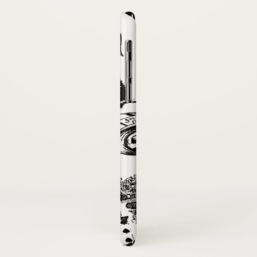 Coques Case-Mate iPhone Alice White Rabbit Wonderland Classic (Dos/Gauche)